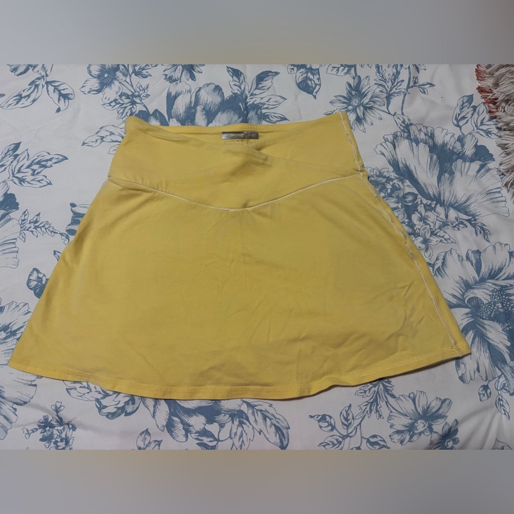 Forever 21 Sunny Yellow A-Line Skirt